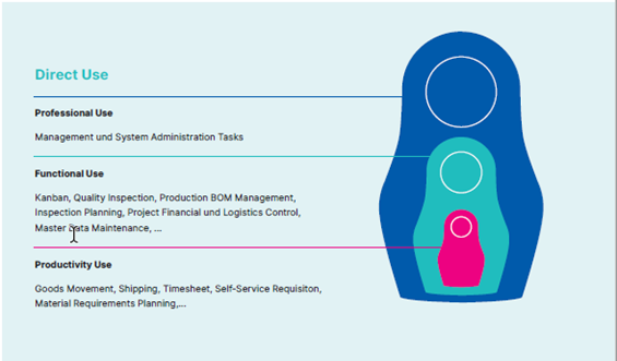 New use types for SAP Named User licenses distinguish only 6 application scenarios